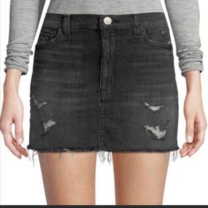 Hudson vivid mini skirt reverie denim